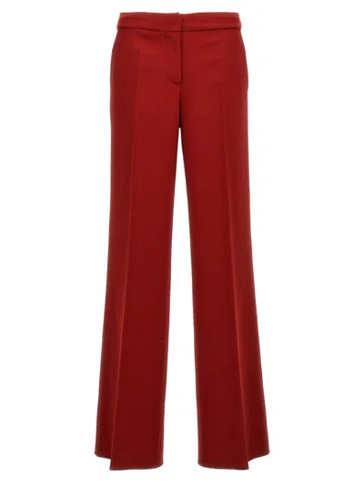 GIANLUCA CAPANNOLO RED VALERIE STRAIGHT LEG PANTS