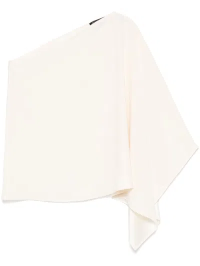 Gianluca Capannolo Rita One Shoulder Top In White