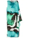 Gianluca Capannolo Sarah Asymmetric Dress In Green