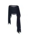 Gianluca Capannolo Sheer Scarf In Blue