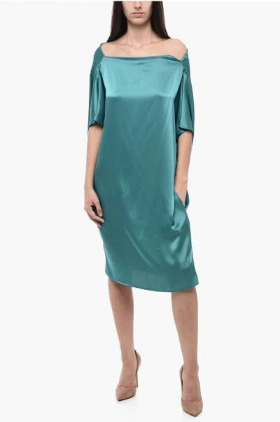 Gianluca Capannolo Short-sleeved Judy Dress With Boat Neck