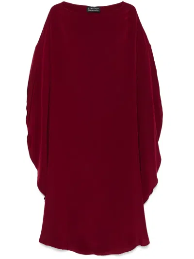 Gianluca Capannolo Silk Maxi Dress In Red