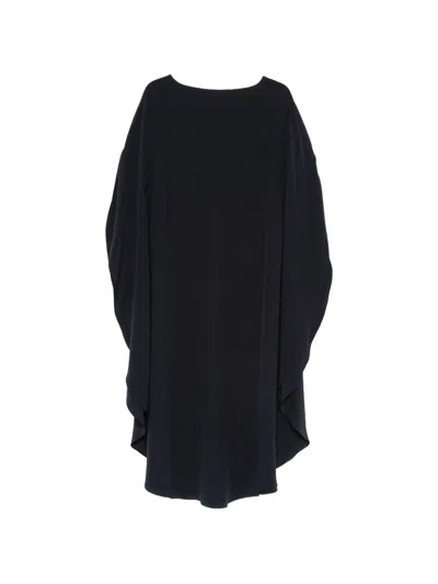 Gianluca Capannolo Silk Midi Dress In Blue