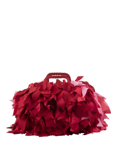 Gianluca Capannolo Tote Bag With Colour Block Design In Red