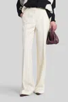 Gianluca Capannolo Valerie Pant Pants In Beige Wool In White
