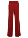 Gianluca Capannolo Red Valerie Straight Leg Pants In Red