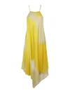 Gianluca Capannolo Isabelle Silk Dress In Orange