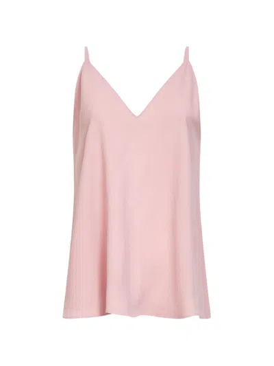 Gianluca Capannolo V-neck Top In Pink