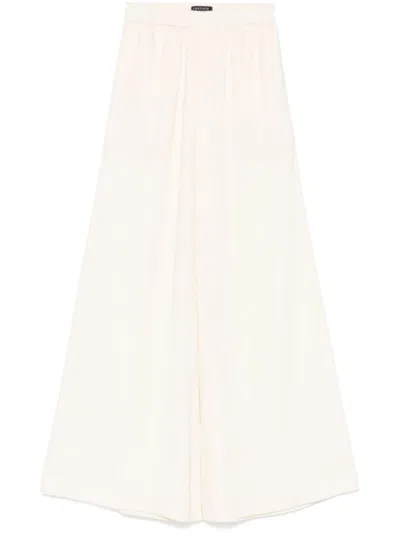 GIANLUCA CAPANNOLO WHITE ANTONIA TROUSERS