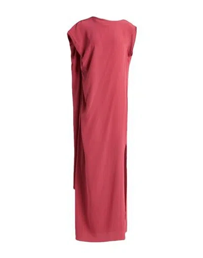 Gianluca Capannolo Woman Maxi Dress Magenta Size 10 Silk In Pink