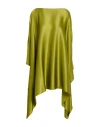 Gianluca Capannolo Woman Mini Dress Military Green Size Onesize Silk, Elastane