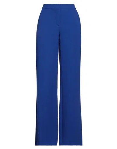 Gianluca Capannolo Woman Pants Bright Blue Size 6 Virgin Wool