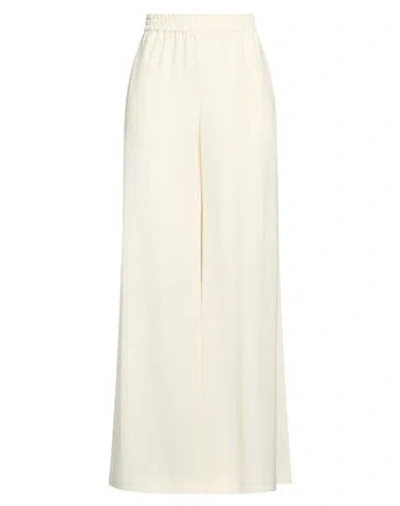 Gianluca Capannolo Woman Pants Ivory Size M Triacetate, Polyethylene In White