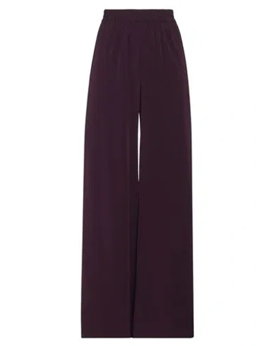Gianluca Capannolo Woman Pants Plum Size S Triacetate, Polyethylene In Purple