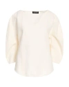 Gianluca Capannolo Woman Top Ivory Size L Virgin Wool