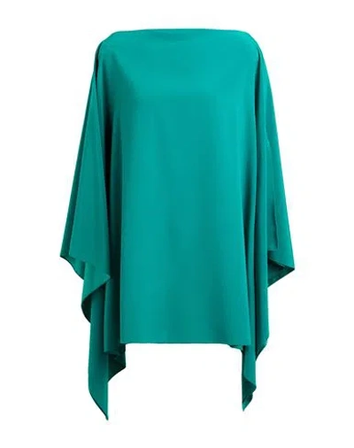 Gianluca Capannolo Woman Top Turquoise Size Onesize Triacetate, Polyethylene In Blue