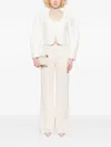 Gianluca Capannolo Wool Straight-leg Trousers In Neutral