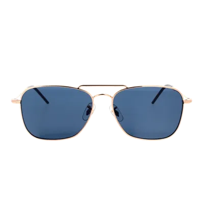 Gianluca Riva Gs7005 Sunglasses In Gold