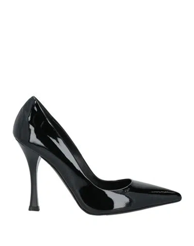 Gianmarco F. Woman Pumps Black Size 6.5 Leather