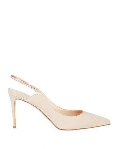 Gianmarco F. Woman Pumps Blush Size 9 Leather In Pink