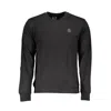 Gianmarco Venturi Black Cotton Sweatshirt In Black
