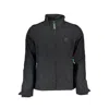 Gianmarco Venturi Black Polyester Jackets & Coat In Gray