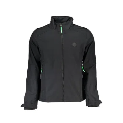 GIANMARCO VENTURI BLACK POLYESTER JACKETS & COAT