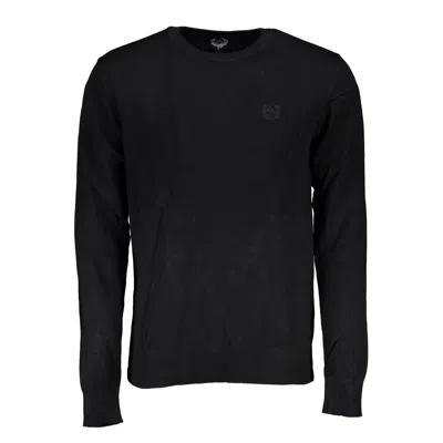 Gianmarco Venturi Black Viscose Sweater In Multi