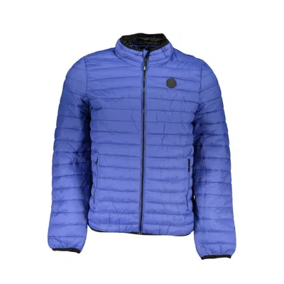 Gianmarco Venturi Blu Poliammide Men's Men's Jacket In Blue