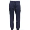 Gianmarco Venturi Blue Cotton Pant In Blue