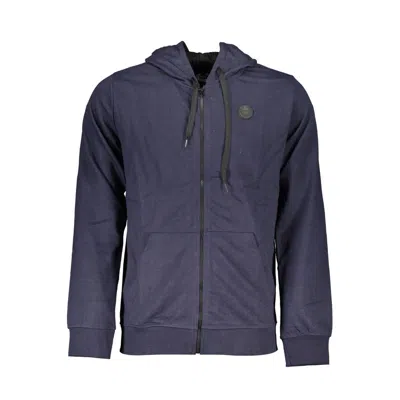 GIANMARCO VENTURI BLUE COTTON SWEATSHIRT