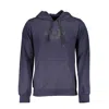 Gianmarco Venturi Blue Cotton Sweatshirt In Blue