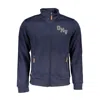 Gianmarco Venturi Blue Cotton Sweatshirt In Multi