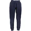 Gianmarco Venturi Blue Polyester Pant In Blue