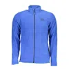 Gianmarco Venturi Blue Polyester Sweatshirt In Blue