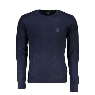 Gianmarco Venturi Blue Viscose Sweater In Animal Print