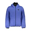 Gianmarco Venturi Blue Polyamide Jackets & Coat In Blue