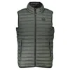 Gianmarco Venturi Green Polyamide Sleveless Jacket In Green