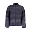 Gianmarco Venturi Black Polyamide Jackets & Coat In Blue