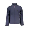Gianmarco Venturi Blue Polyester Jackets & Coat In Blue