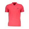Gianmarco Venturi Red Cotton Polo Shirt In Red