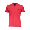 Gianmarco Venturi Red Cotton Polo Shirt In Red