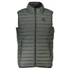 Gianmarco Venturi Green Polyamide Sleveless Jacket In Green