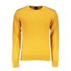 Gianmarco Venturi Yellow Viscose Sweater In Animal Print