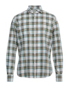 Giannetto Portofino Man Shirt Azure Size 17 ½ Cotton