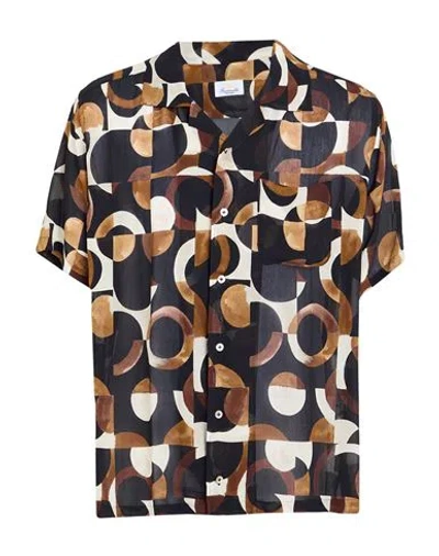 Giannetto Portofino Man Shirt Black Size Xxl Viscose