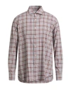 Giannetto Portofino Man Shirt Grey Size 17 ½ Cotton In Gray