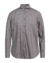 Giannetto Portofino Man Shirt Khaki Size 16 Cotton In Beige