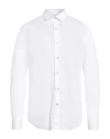 Giannetto Portofino Man Shirt White Size 16 Cotton In White