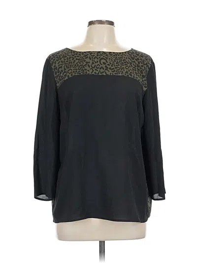 Pre-owned Gianni Bini 3/4 Sleeve Blouse In Black